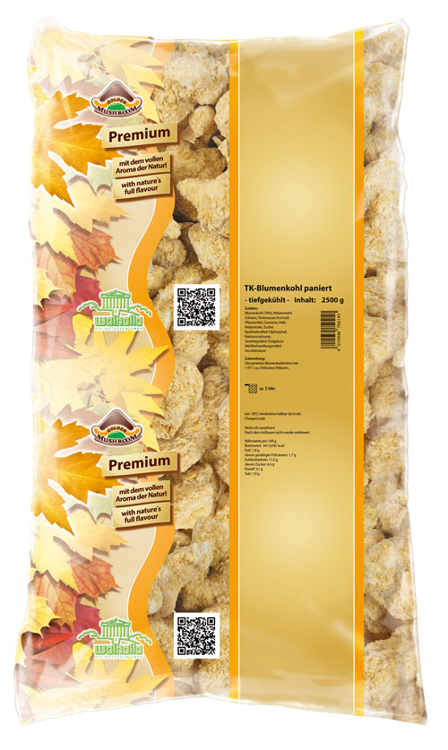 Panierte Blumenkohlröschen